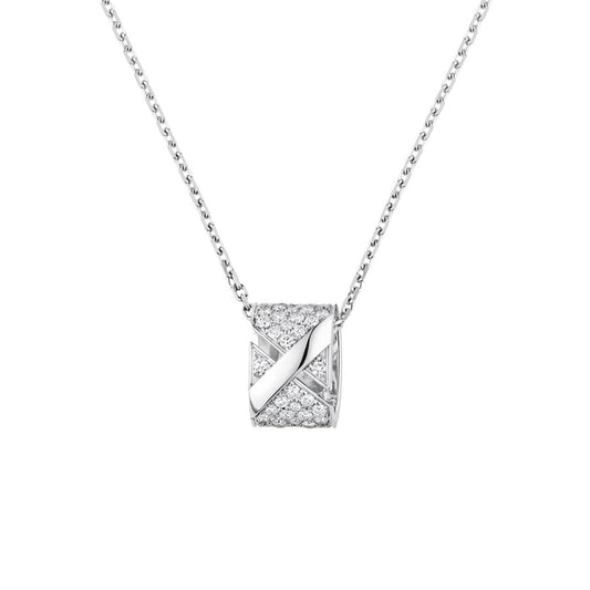 [Glow Muse]COLLIER LIENS EVIDENCE PAVÉ DIAMANTS