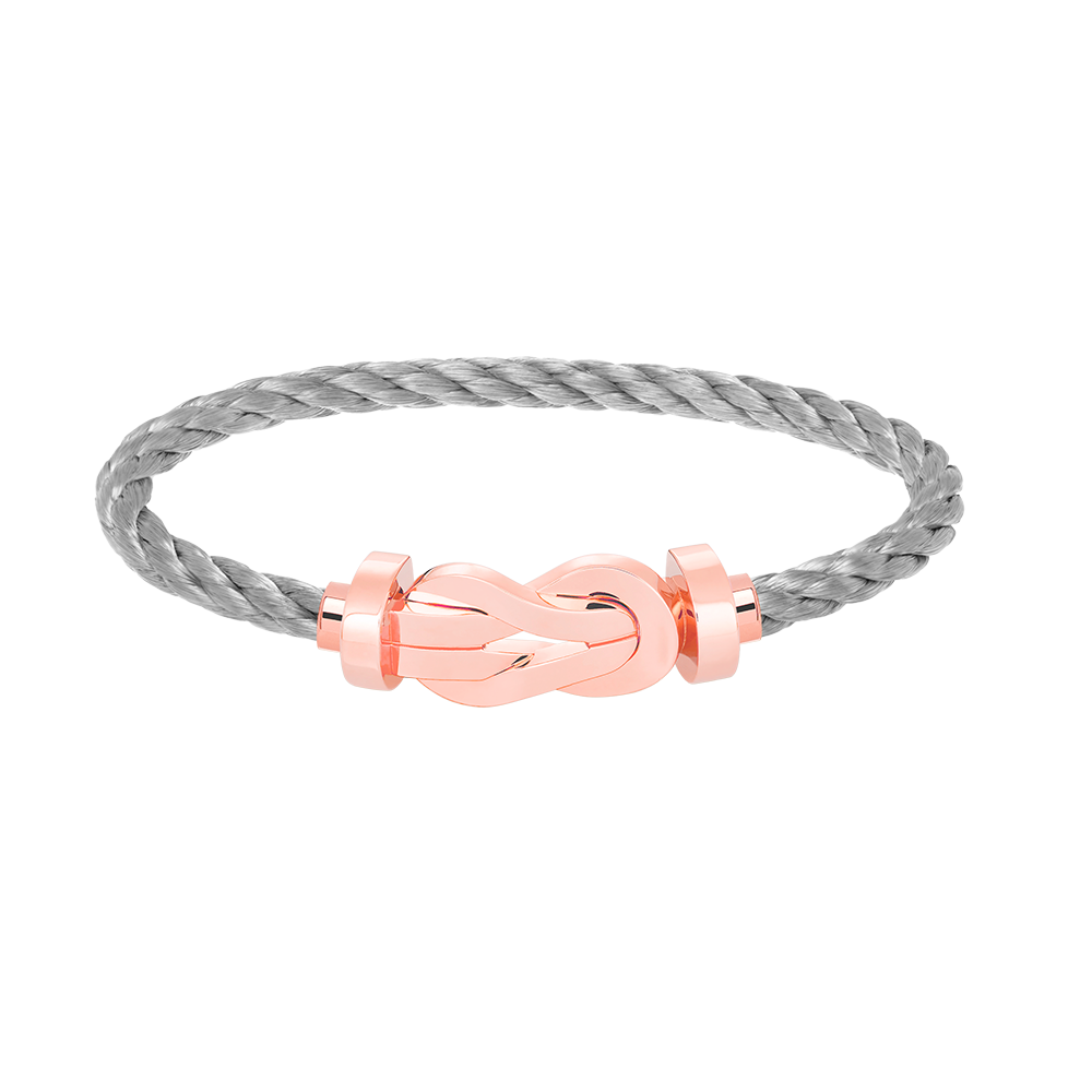 [Glow Muse]BRACELET CHANCE LARGE FERMOIR EN FORME DE CHIFFRE 8 SANS DIAMANT OR ROSE