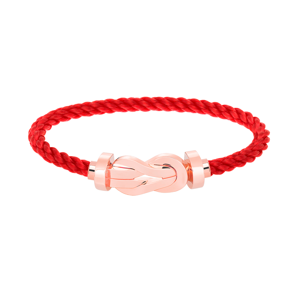 [Glow Muse]BRACELET CHANCE LARGE FERMOIR EN FORME DE CHIFFRE 8 SANS DIAMANT OR ROSE