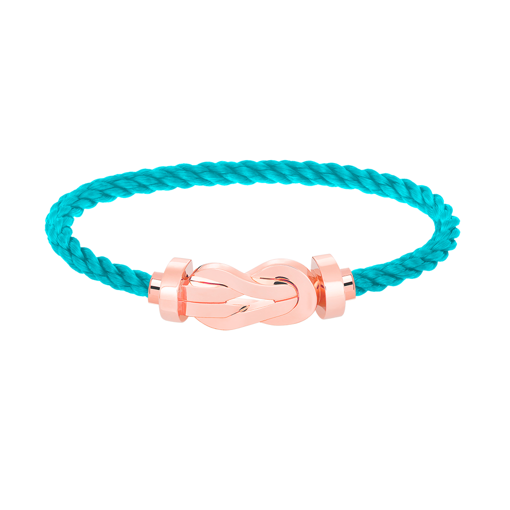 [Glow Muse]BRACELET CHANCE LARGE FERMOIR EN FORME DE CHIFFRE 8 SANS DIAMANT OR ROSE