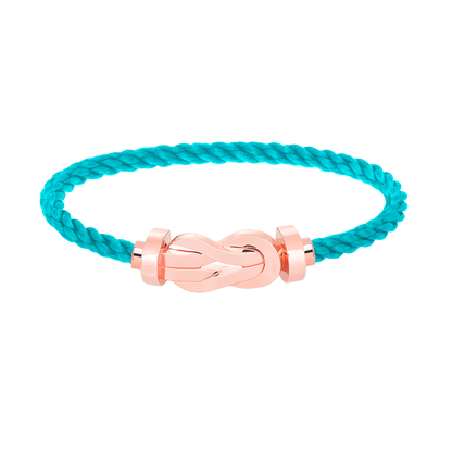 [Glow Muse]BRACELET CHANCE LARGE FERMOIR EN FORME DE CHIFFRE 8 SANS DIAMANT OR ROSE