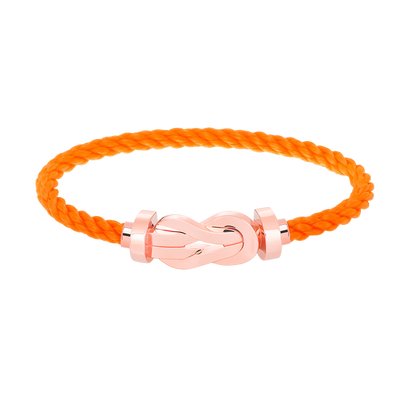 [Glow Muse]BRACELET CHANCE LARGE FERMOIR EN FORME DE CHIFFRE 8 SANS DIAMANT OR ROSE