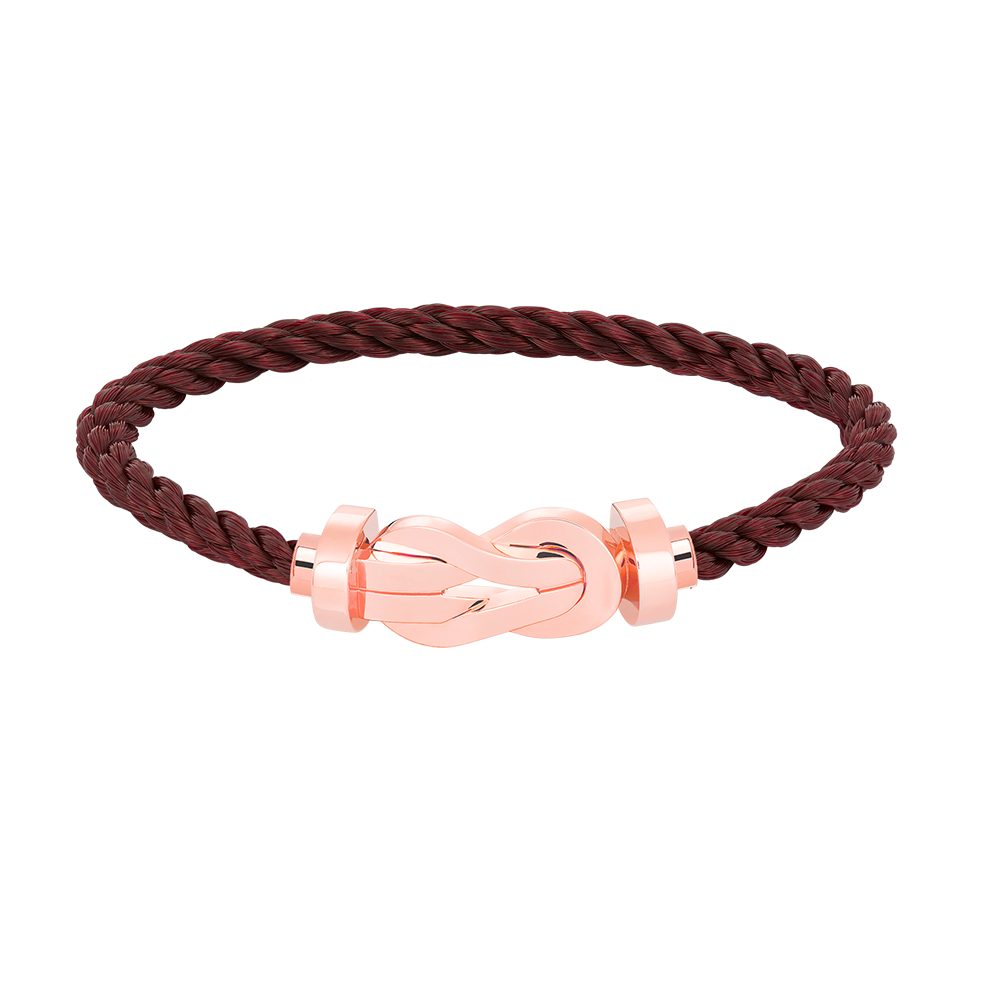 [Glow Muse]BRACELET CHANCE LARGE FERMOIR EN FORME DE CHIFFRE 8 SANS DIAMANT OR ROSE
