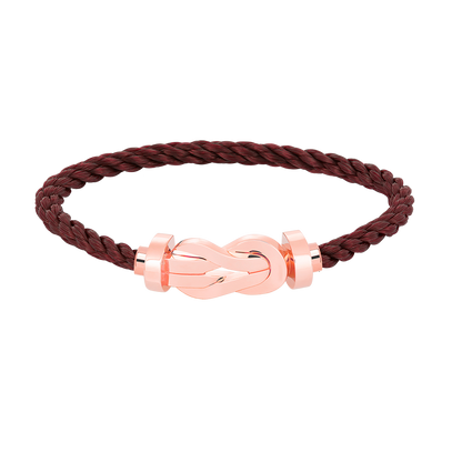 [Glow Muse]BRACELET CHANCE LARGE FERMOIR EN FORME DE CHIFFRE 8 SANS DIAMANT OR ROSE