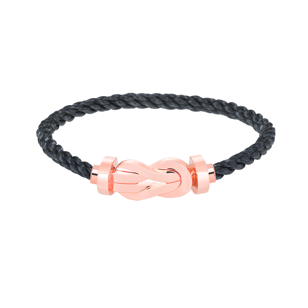 [Glow Muse]BRACELET CHANCE LARGE FERMOIR EN FORME DE CHIFFRE 8 SANS DIAMANT OR ROSE