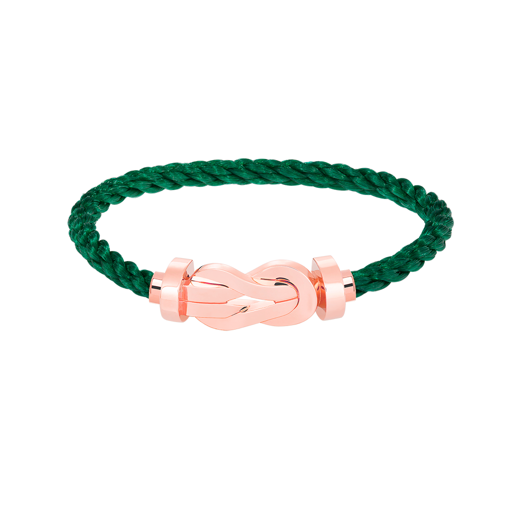 [Glow Muse]BRACELET CHANCE LARGE FERMOIR EN FORME DE CHIFFRE 8 SANS DIAMANT OR ROSE