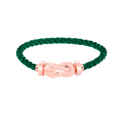 [Glow Muse]BRACELET CHANCE LARGE FERMOIR EN FORME DE CHIFFRE 8 SANS DIAMANT OR ROSE