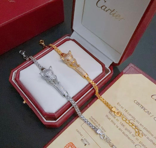 [Glow Muse Jewelry] BRACELET PANTHÈRE DIAMANTS