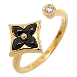 [Glow Muse]BAGUE OUVERTE ÉTOILE 1 DIAMANT