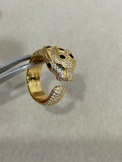 [Glow Muse]BAGUE PANTHÈRE DIAMANT