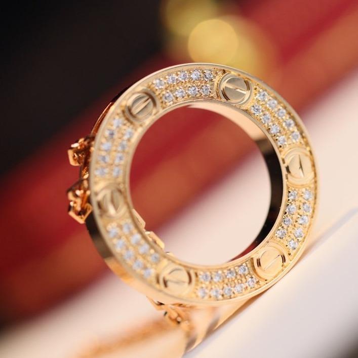 [Glow Muse]COLLIER LOVE RÉGLABLE OR ROSE