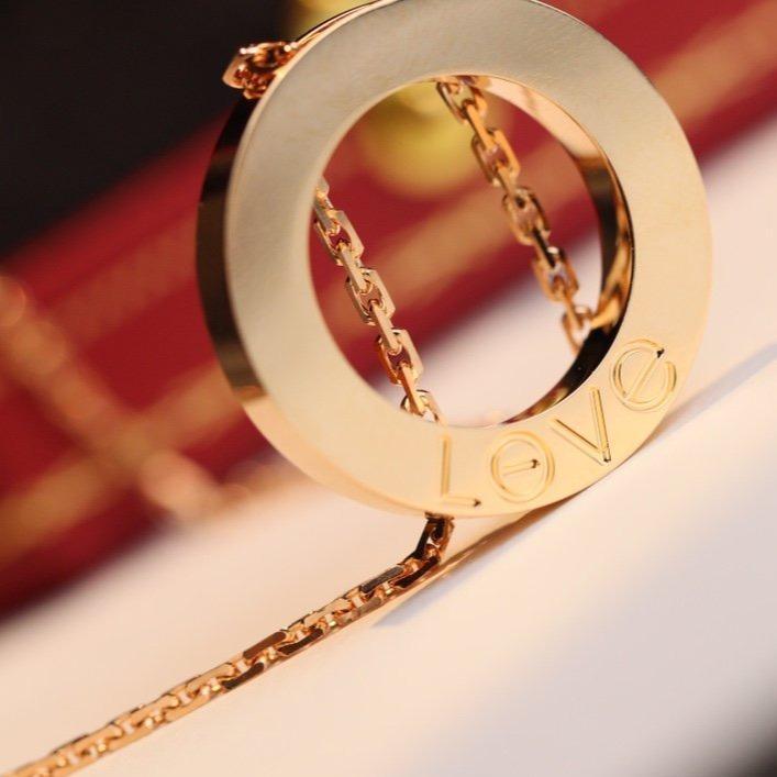 [Glow Muse]COLLIER LOVE RÉGLABLE OR ROSE