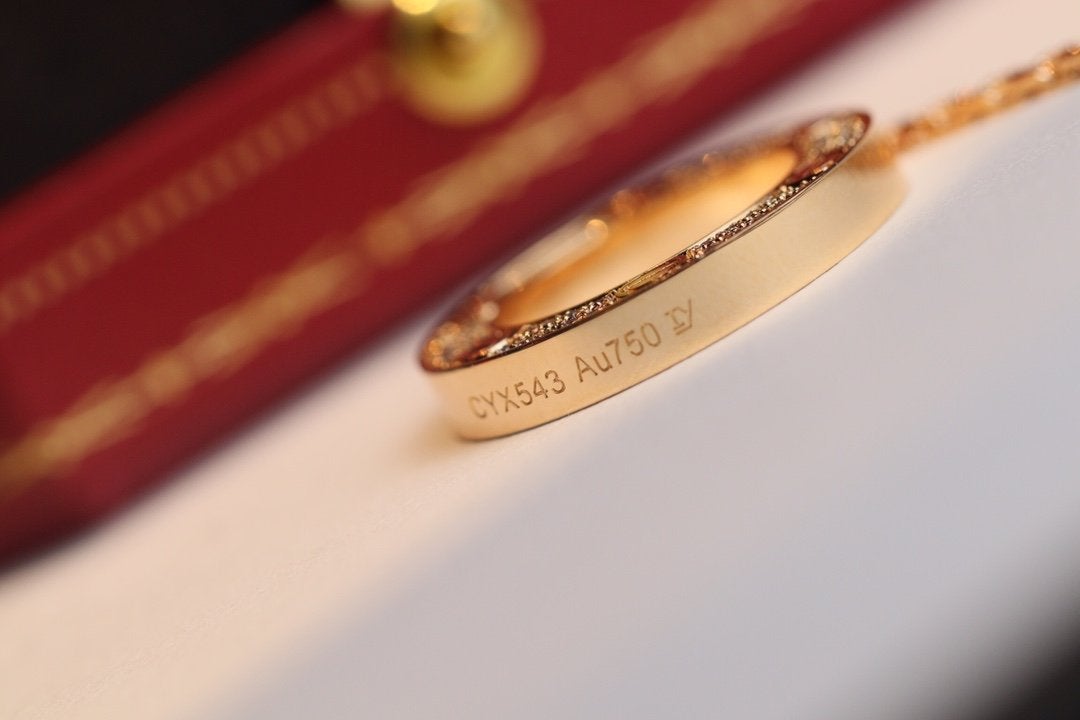 [Glow Muse]COLLIER LOVE RÉGLABLE OR ROSE