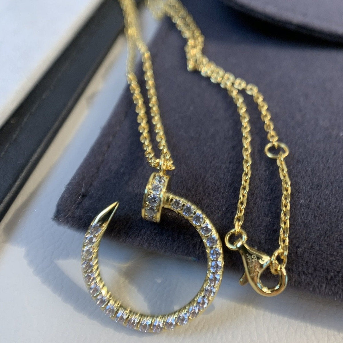 [Glow Muse]COLLIER JUSTE OR DIAMANTS