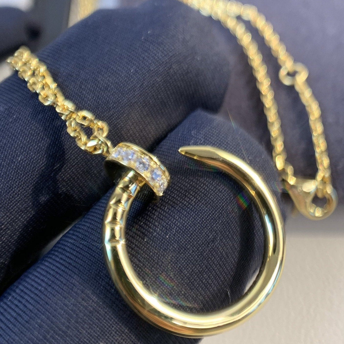[Glow Muse]COLLIER JUSTE OR DIAMANTS