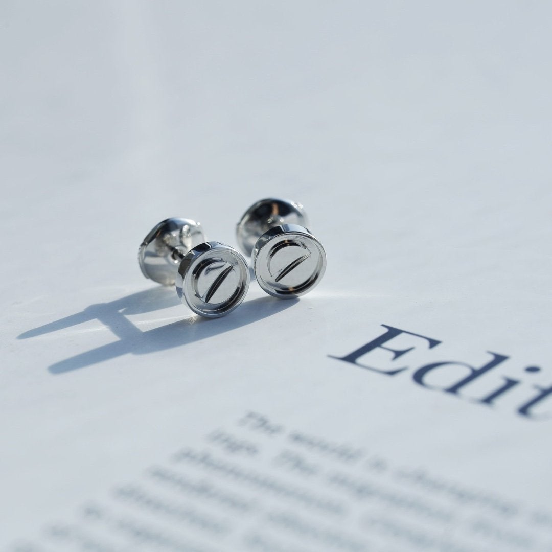[Glow Muse]BOUCLES D'OREILLES LOVE ARGENT 10MM