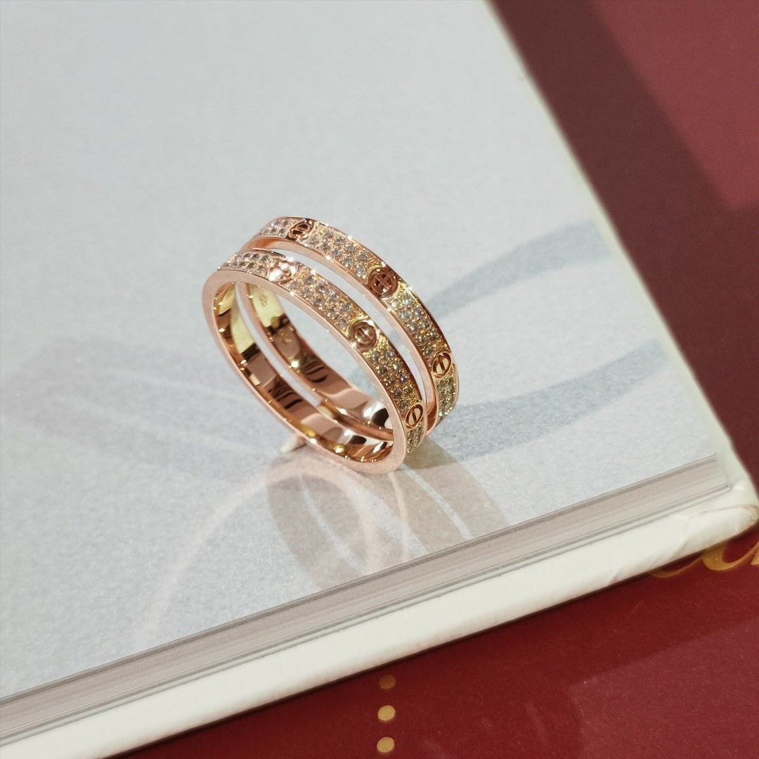 [Glow Muse]BAGUE LOVE DIAMANT 2,65 MM