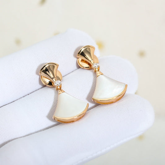 [⭐Glow Muse ]DREAM MOP PINK GOLD EARRINGS