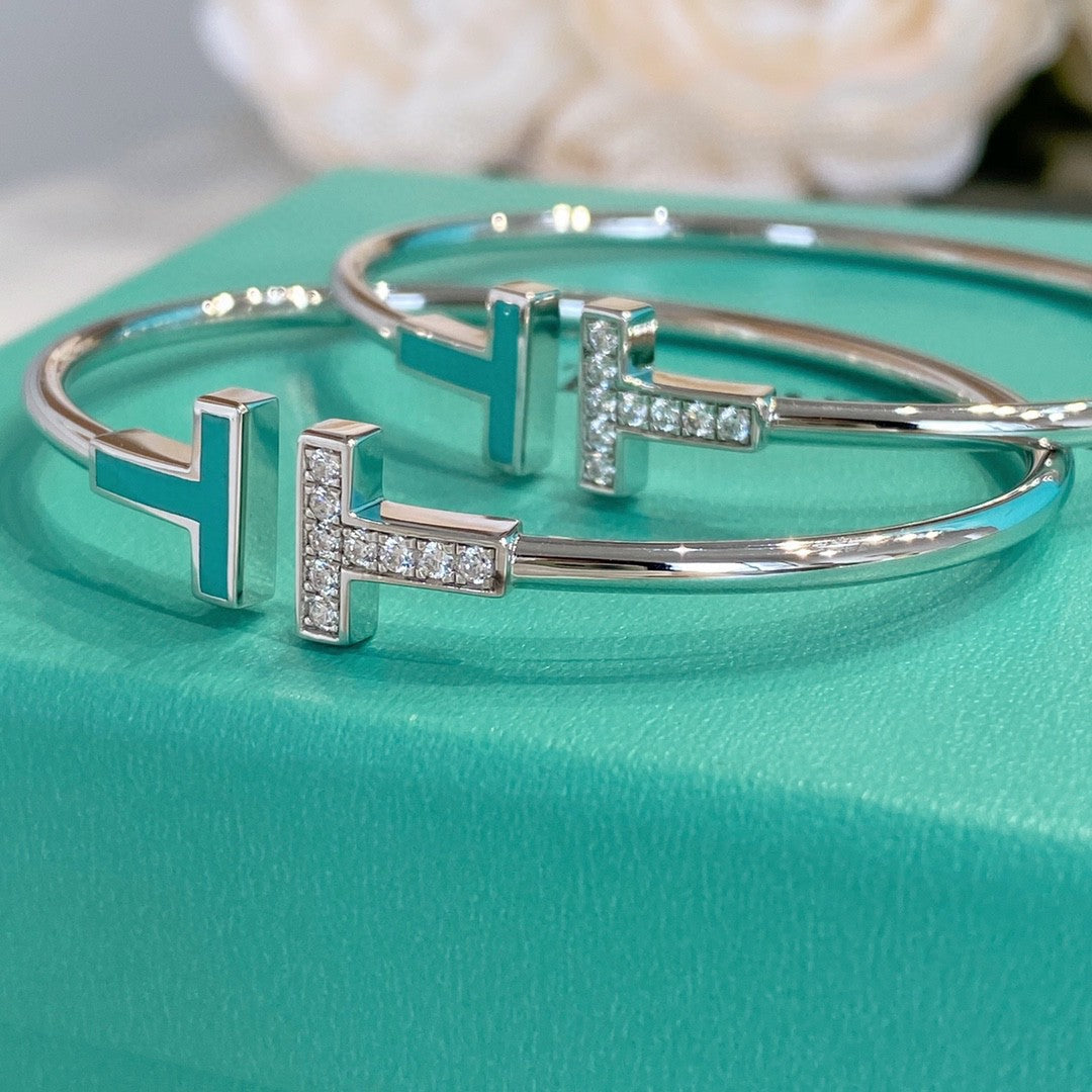 [Glow Muse ]T BRACELET 1.8MM TURQUOISE DIAMOND