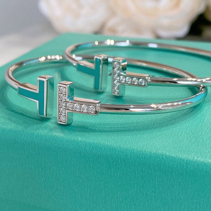 [Glow Muse ]T BRACELET 1.8MM TURQUOISE DIAMOND