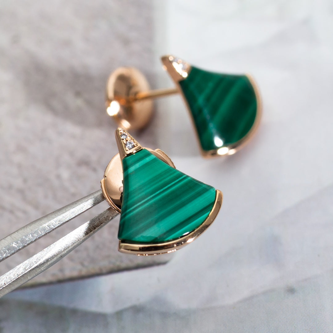 [⭐Glow Muse ]DIVAS DREAM EARRINGS PINK GOLD