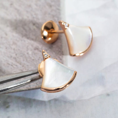 [⭐Glow Muse ]DIVAS DREAM EARRINGS PINK GOLD