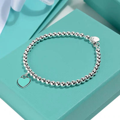 [Glow Muse ]MINI HEART BRACELET SILVER