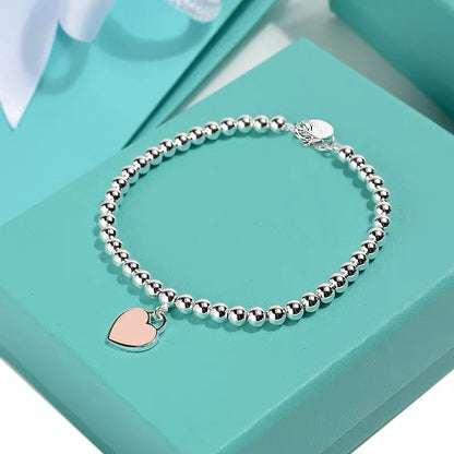 [Glow Muse ]MINI HEART BRACELET SILVER