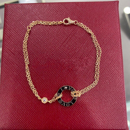 [Glow Muse]BRACELET LOVE 2 DIAMANTS