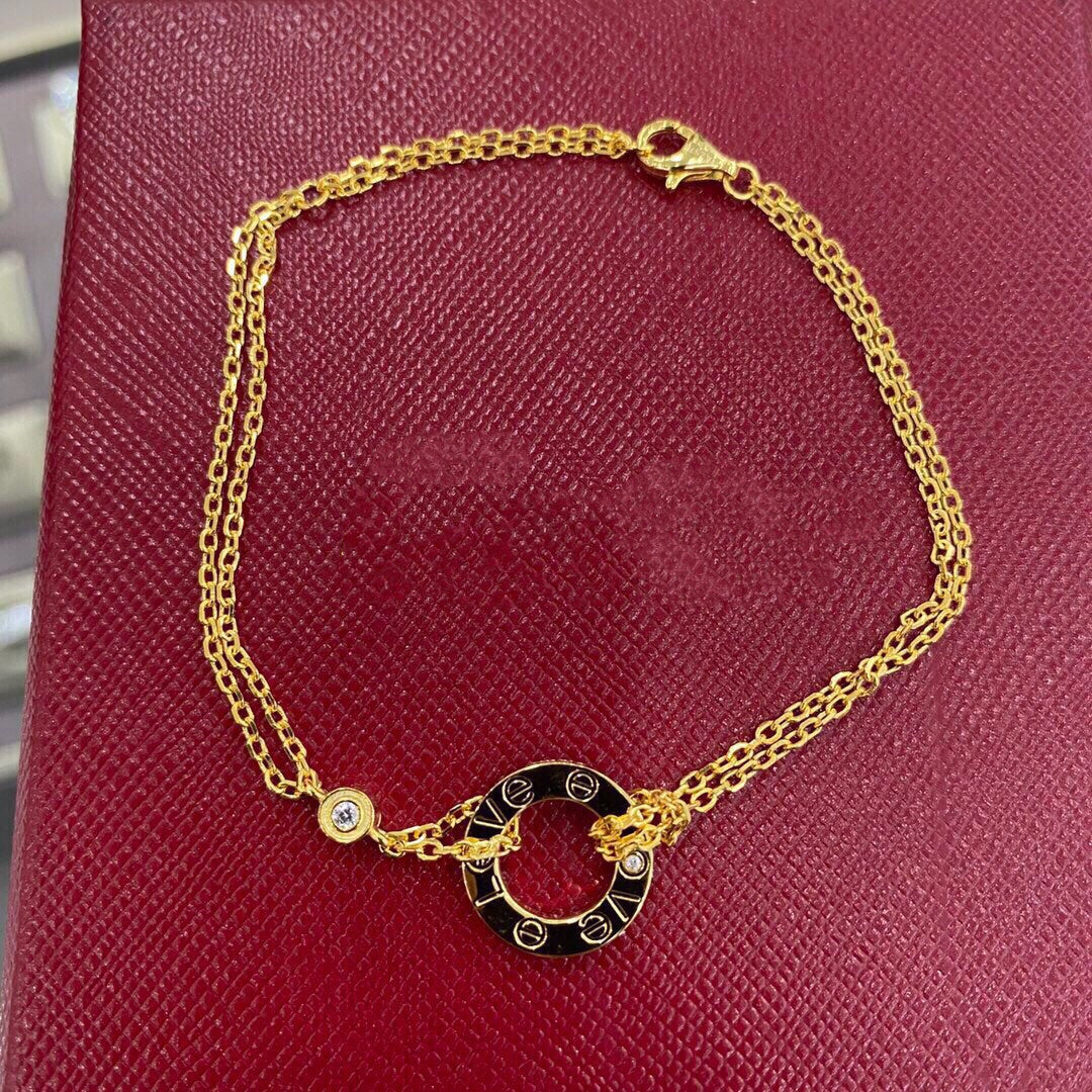 [Glow Muse]BRACELET LOVE 2 DIAMANTS