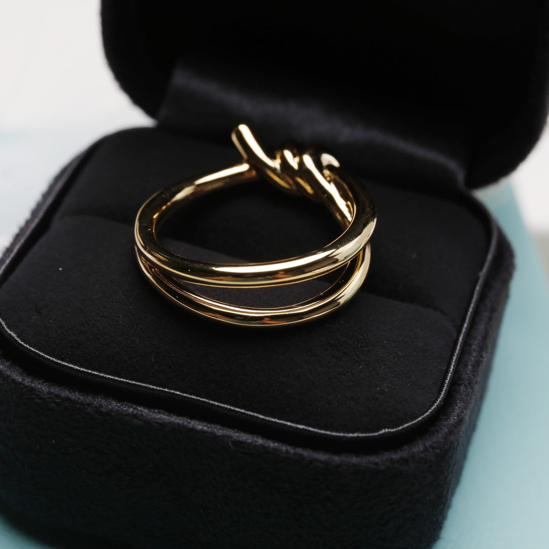 [Glow Muse ]KNOT RING GOLD