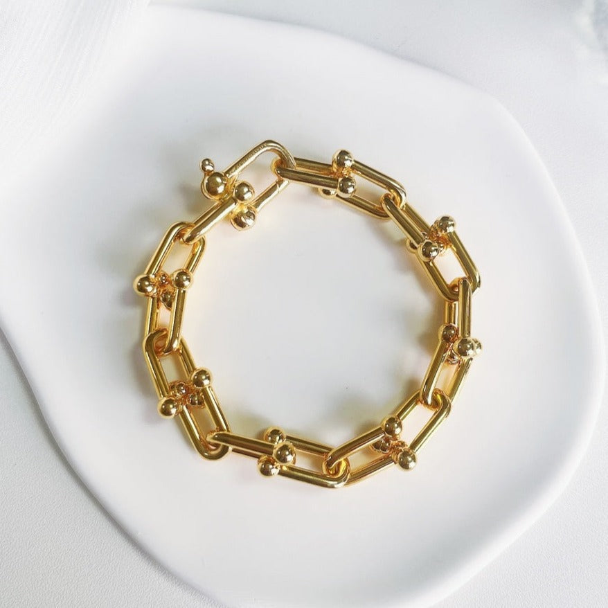 [Glow Muse ]HARDWEAR GOLD BRACELET
