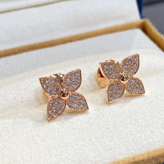 [Glow Muse]BOUCLES D'OREILLES ÉTOILE DIAMANT
