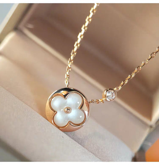 [Glow Muse]COLLIER DIAMANT SUN MOP GOLD 1