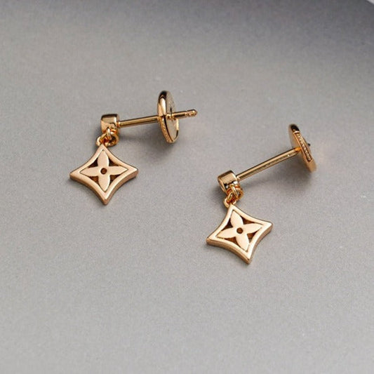 [Glow Muse]BOUCLES D'OREILLES ÉTOILES DORÉES