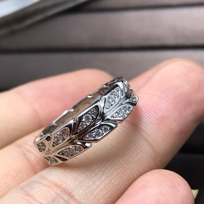 [Glow Muse ]OLIVE LEAF RING DIAMONDS
