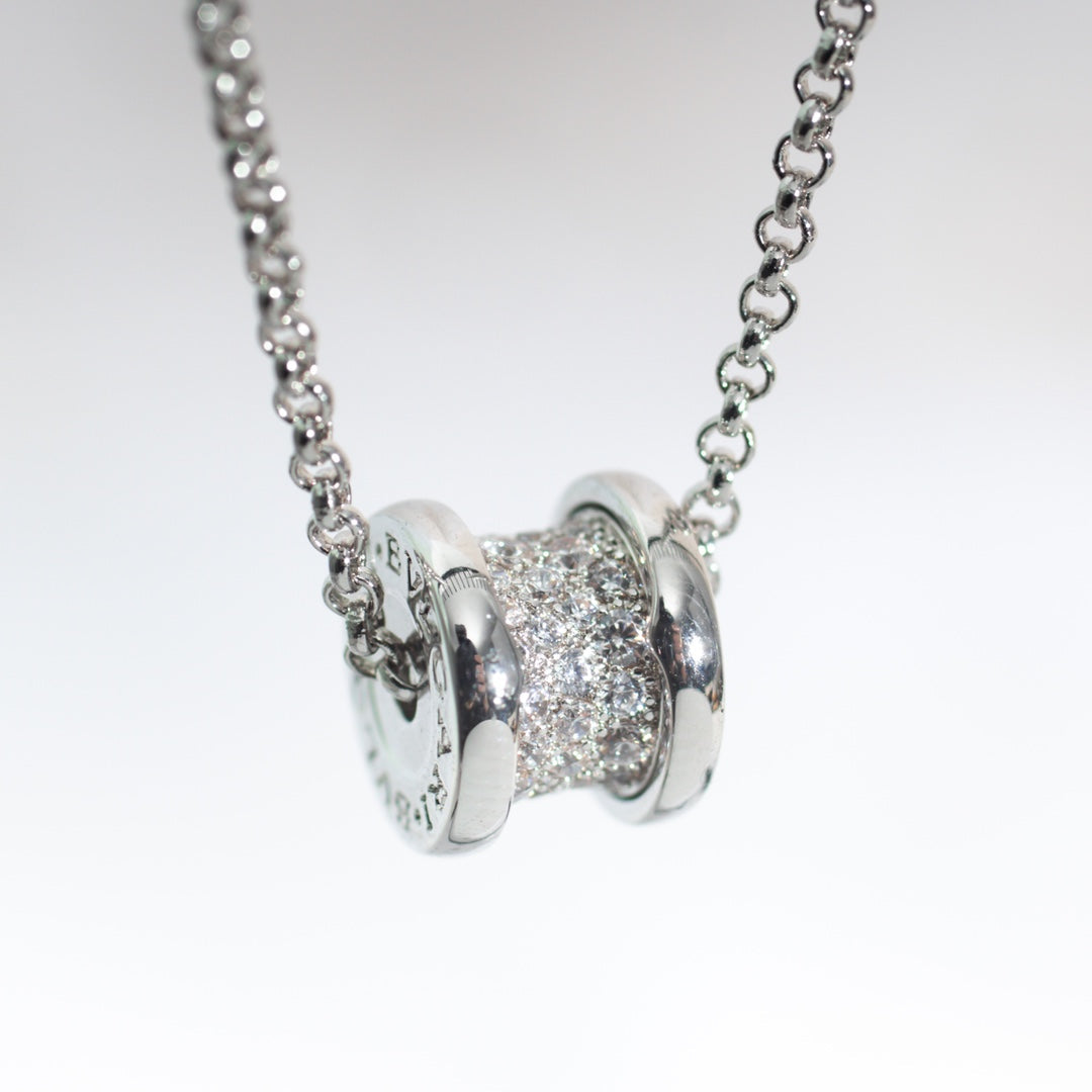 [⭐Glow Muse ]ZERO 1 SILVER DIAMOND NECKLACE