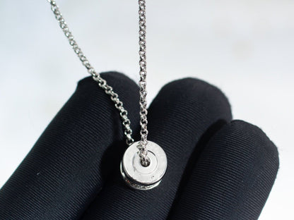 [⭐Glow Muse ]ZERO 1 SILVER DIAMOND NECKLACE