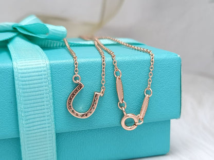 [Glow Muse ]U PEDANT DIAMOND NECKLACE