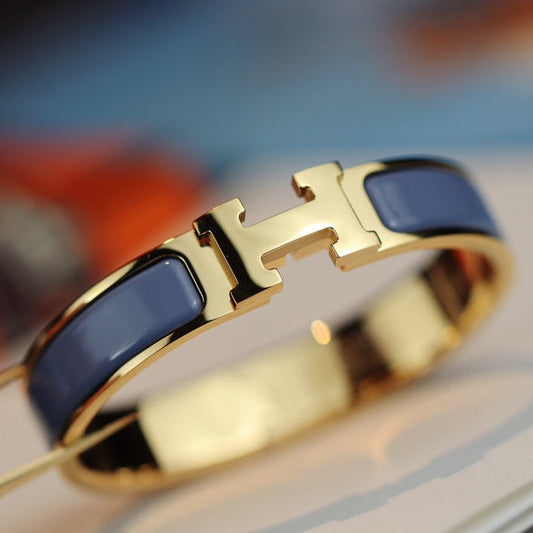 [Glow Muse]BRACELET H 12MM GRIS BLEU
