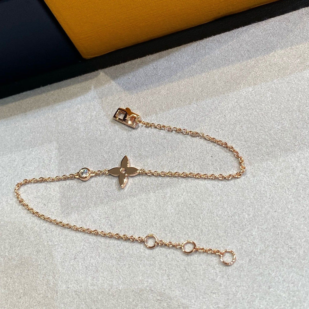 [Glow Muse]BRACELET ÉTOILE DIAMANT OR ROSE