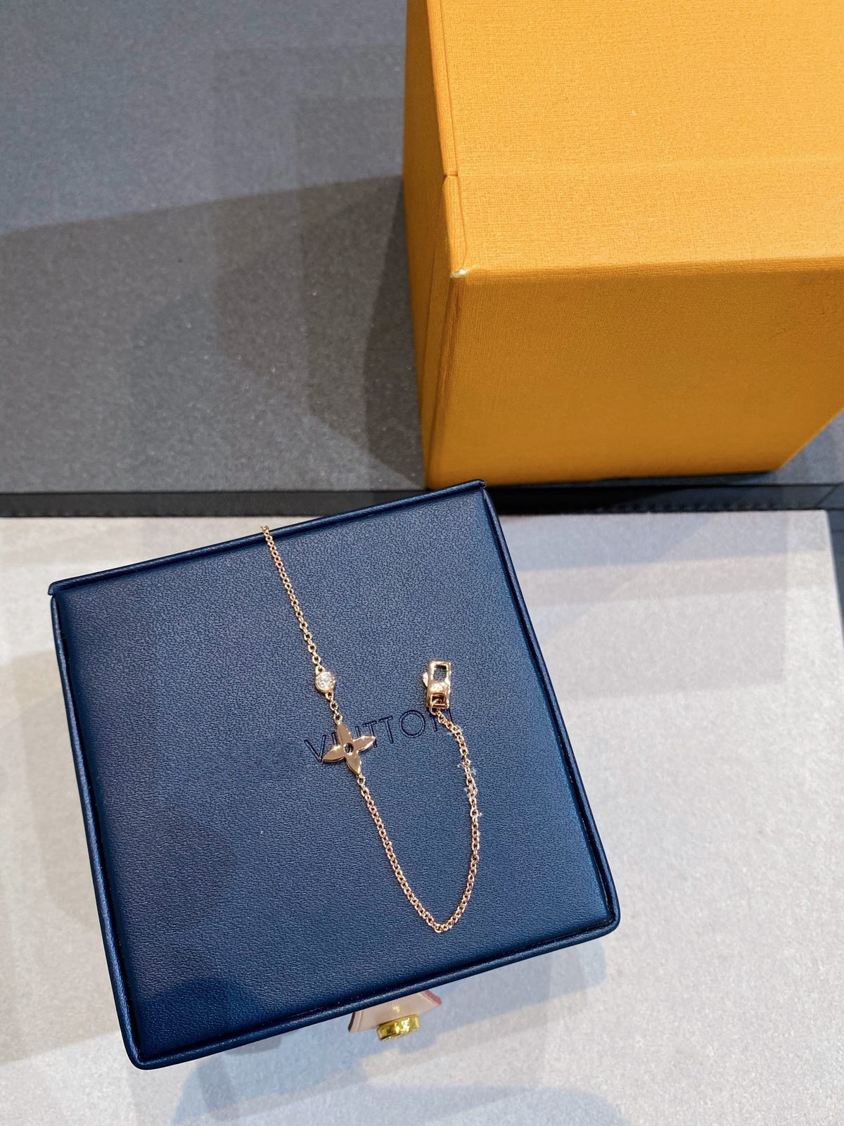 [Glow Muse]BRACELET ÉTOILE DIAMANT OR ROSE