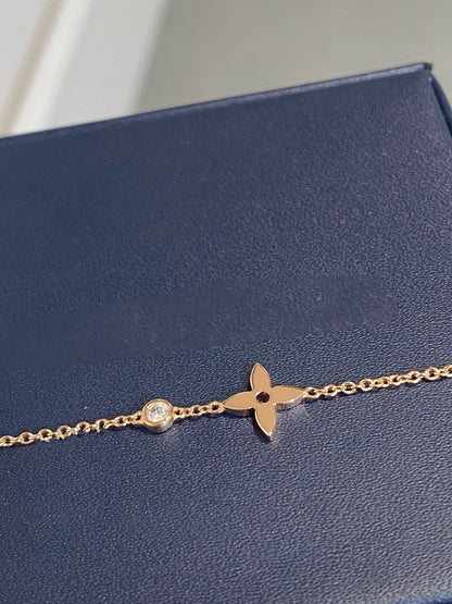 [Glow Muse]BRACELET ÉTOILE DIAMANT OR ROSE