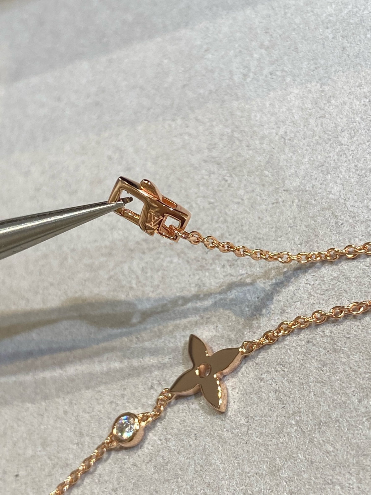 [Glow Muse]BRACELET ÉTOILE DIAMANT OR ROSE