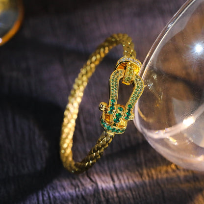 [Glow Muse]FORCE 10 OR VERT DIAMANT PAVÉ