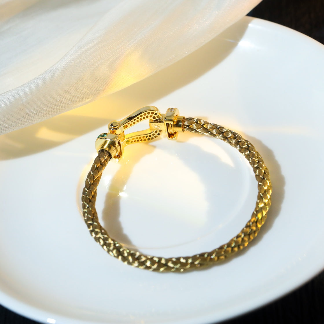 [Glow Muse]FORCE 10 OR VERT DIAMANT PAVÉ