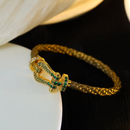 [Glow Muse]FORCE 10 OR VERT DIAMANT PAVÉ