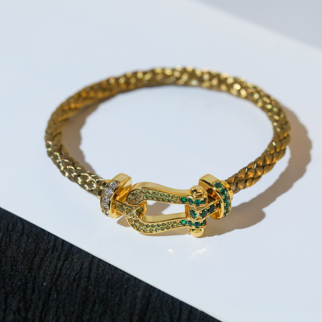 [Glow Muse]FORCE 10 OR VERT DIAMANT PAVÉ