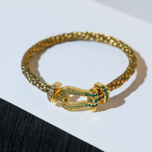 [Glow Muse]FORCE 10 OR VERT DIAMANT PAVÉ