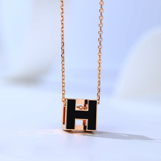 [Glow Muse]COLLIER H CAGE OR ROSE